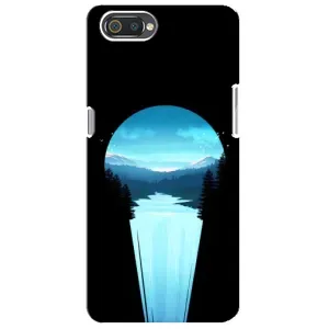 Летний Чехол на Realme C2 (Синий Водопад)