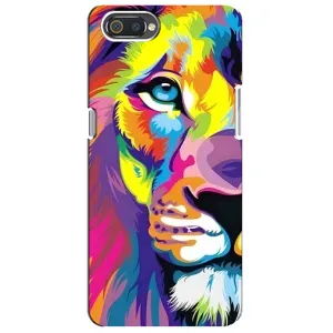 Чехол с картинкой на Realme C2 (Яркий Лев)
