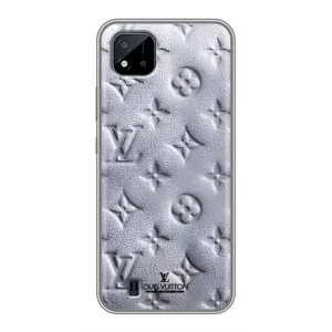 Текстурный Чехол Louis Vuitton для (Белый ЛВ)
