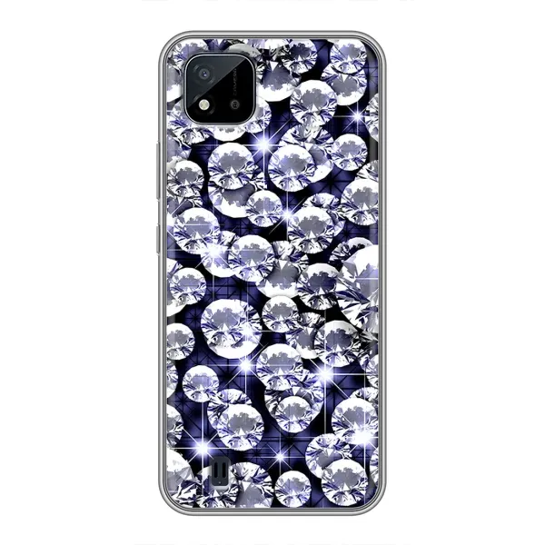 Чехол с рисунком «Бриллианты» для Realme C11 (2021) / C20 Чехол с рисунком «Бриллианты» для Realme C11 (2021) / C20