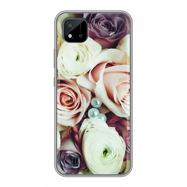 Чехол с рисунком «Букет РОЗ» для Realme C11 (2021) / C20 Чехол с рисунком «Букет РОЗ» для Realme C11 (2021) / C20