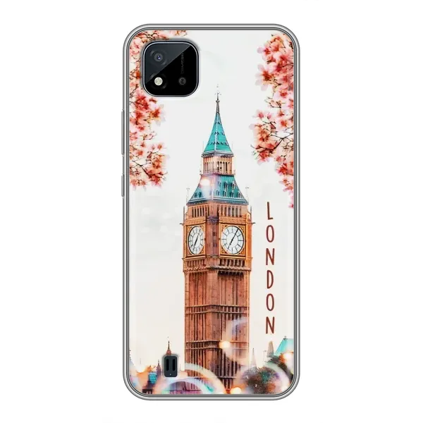 Чохол з малюнком «Годинник Лондон» для Realme C11 (2021) / C20 Чохол з малюнком «Годинник Лондон» для Realme C11 (2021) / C20