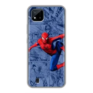 Силиконовый Чехол для Realme C11 (2021) / C20 (Человек Паук)