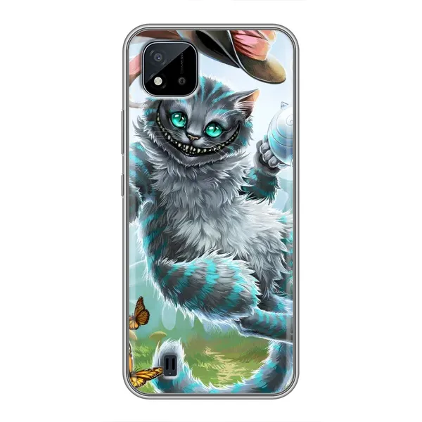 Чехол с рисунком «Чеширский КОТИК» для Realme C11 (2021) / C20 Чехол с рисунком «Чеширский КОТИК» для Realme C11 (2021) / C20