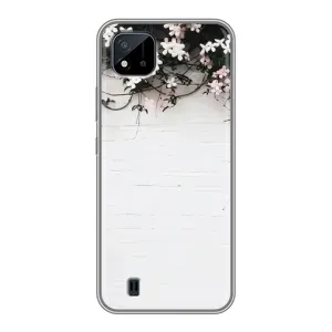 Чехлы с тематикой "ЦВЕТЫ" на Realme C11 (2021) / C20 (Цветы на стене)