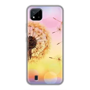 Силиконовый Чехол с одуванчиками на Realme C11 (2021) / C20 (Цветок-одуванчик)
