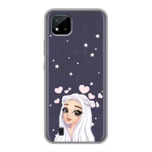 Чохол Стильні дівчата на Realme C11 (2021) / C20 (Дівчина та серця)