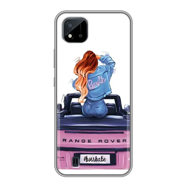Чехол с рисунком «Девушка на машине» для Realme C11 (2021) / C20 Чехол с рисунком «Девушка на машине» для Realme C11 (2021) / C20