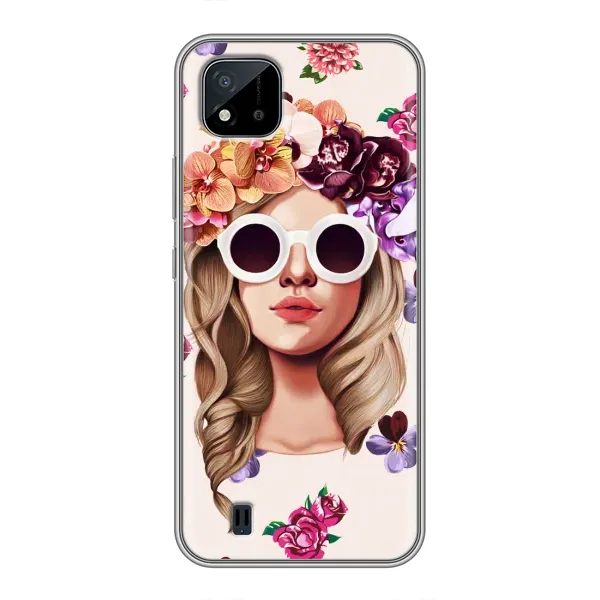 Чехол с рисунком «Девушка в очках» для Realme C11 (2021) / C20 Чехол с рисунком «Девушка в очках» для Realme C11 (2021) / C20