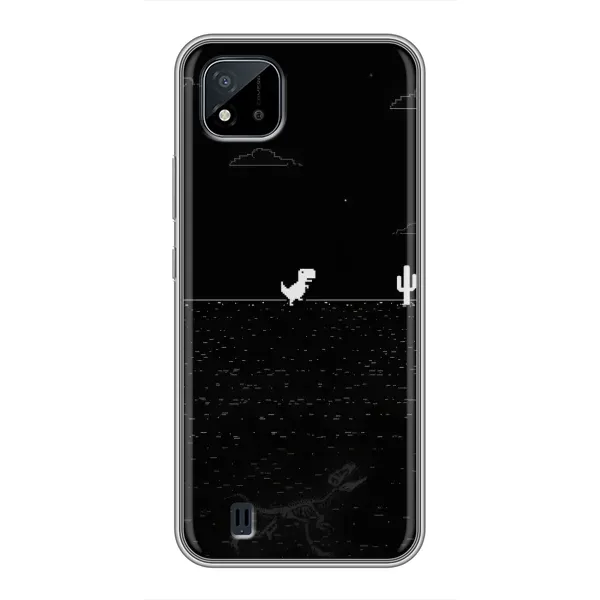 Чехол с рисунком «Динозаврик» для Realme C11 (2021) / C20 Чехол с рисунком «Динозаврик» для Realme C11 (2021) / C20