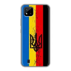 Чехлы УПА (Красно-Чёрный) на Realme C11 (2021) / C20 (Флаг УПА)