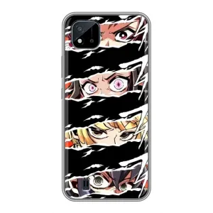 Силиконовые чехлы с глазами Anime для (Глаза на чорном)