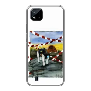 Чехол с принтом Собаки Патрон для Realme C11 (2021) / C20 (Храбрый Патрон)