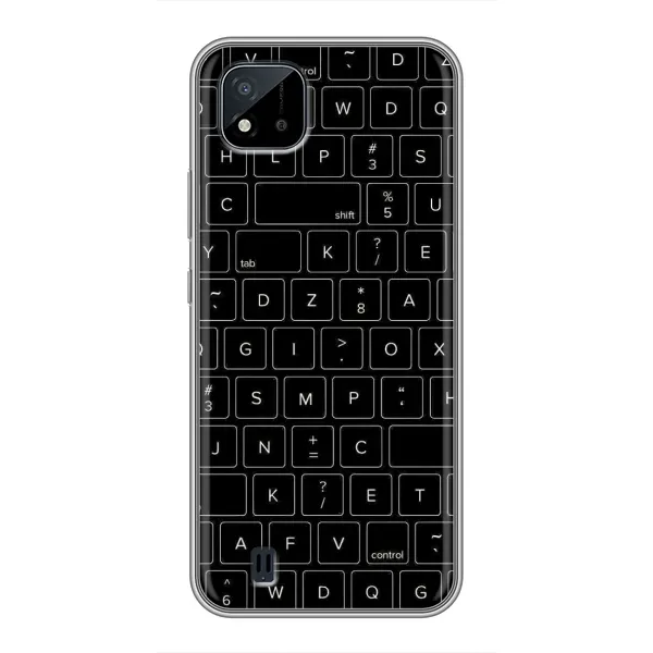 Чехол с рисунком «Клавиатура» для Realme C11 (2021) / C20 Чехол с рисунком «Клавиатура» для Realme C11 (2021) / C20