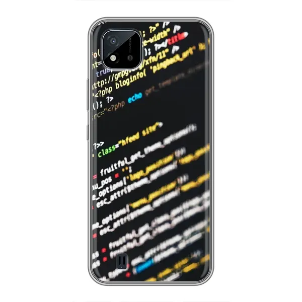 Чехол с рисунком «Код» для Realme C11 (2021) / C20 Чехол с рисунком «Код» для Realme C11 (2021) / C20
