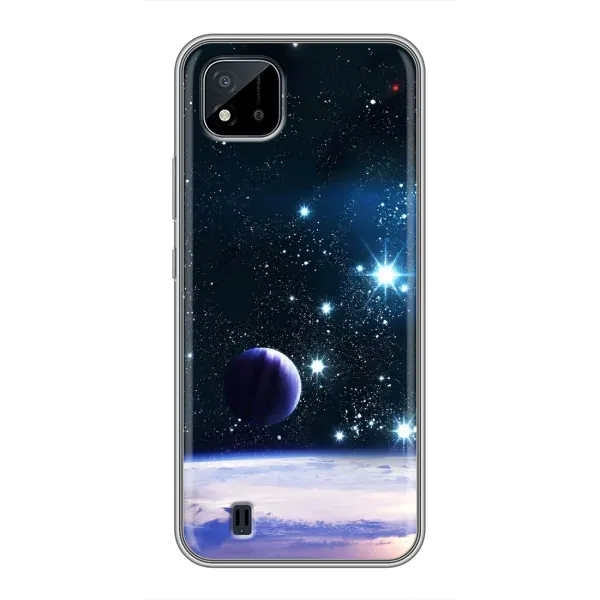 Чехол с рисунком «Космический вид» для Realme C11 (2021) / C20 Чехол с рисунком «Космический вид» для Realme C11 (2021) / C20