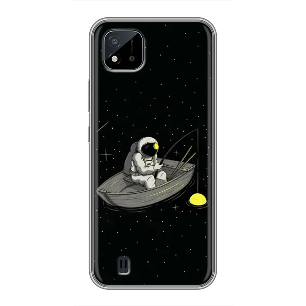 Чехол с рисунком «Космонавт на рыбалке» для Realme C11 (2021) / C20 Чехол с рисунком «Космонавт на рыбалке» для Realme C11 (2021) / C20