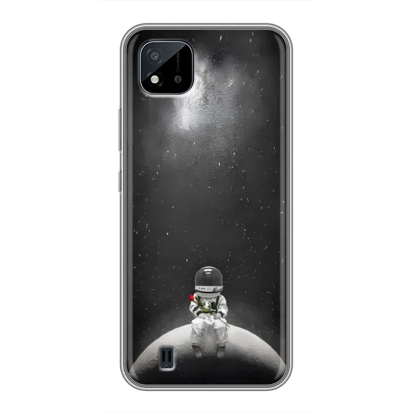Чехол с рисунком «Космонавт романтик» для Realme C11 (2021) / C20 Чехол с рисунком «Космонавт романтик» для Realme C11 (2021) / C20