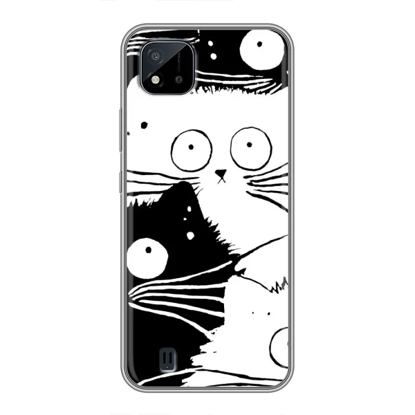 Чехол с рисунком «КОТИКИ» для Realme C11 (2021) / C20 Чехол с рисунком «КОТИКИ» для Realme C11 (2021) / C20