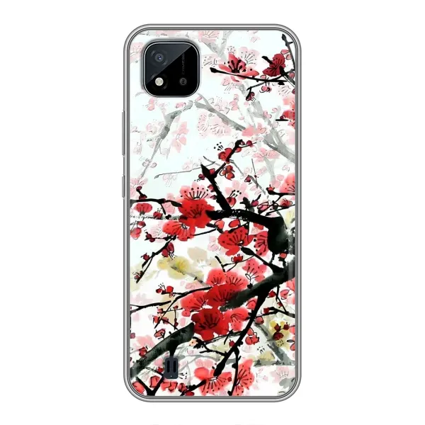 Чехол с рисунком «Красивая Сакура» для Realme C11 (2021) / C20 Чехол с рисунком «Красивая Сакура» для Realme C11 (2021) / C20