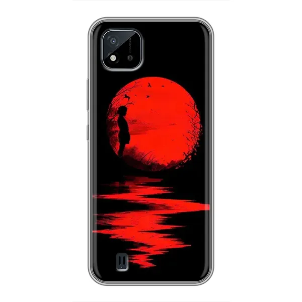Чехол с рисунком «Красный Закат» для Realme C11 (2021) / C20 Чехол с рисунком «Красный Закат» для Realme C11 (2021) / C20