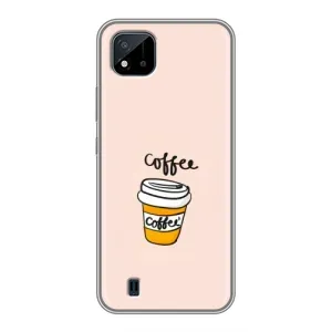 Чохол з зображенням смачної їжі для Realme C11 (2021) / C20 (Кружка Кави)