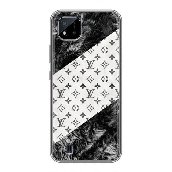 Чехол с рисунком «LV на белом» для Realme C11 (2021) / C20 Чехол с рисунком «LV на белом» для Realme C11 (2021) / C20