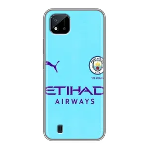 Силиконовые Чехлы принт Футбол на Realme C11 (2021) / C20 (Man City)