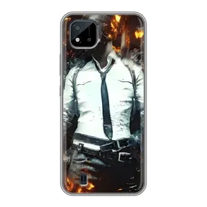 Чохол з картинкою "Герой Pubg" на Realme C11 (2021) / C20 (Man Пубг)