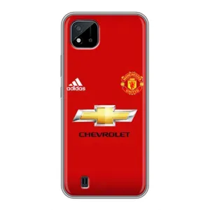 Силиконовые Чехлы принт Футбол на Realme C11 (2021) / C20 (Man United)