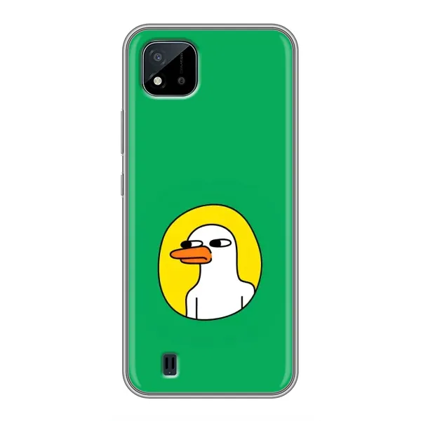 Чехол с рисунком «Мем Утка» для Realme C11 (2021) / C20 Чехол с рисунком «Мем Утка» для Realme C11 (2021) / C20