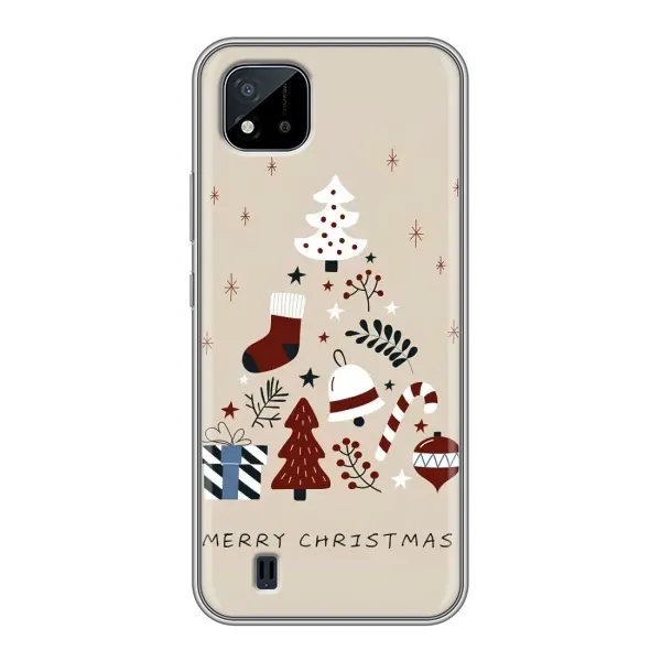 Чехол с рисунком «Merry Christmas» для Realme C11 (2021) / C20