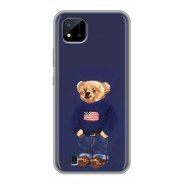 Чехол с рисунком «Мишка USA» для Realme C11 (2021) / C20