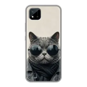Чехол на тематику: Коты для Realme C11 (2021) / C20 (Модный кот)