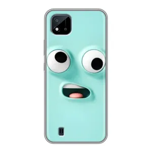 Силиконовые Чехлы (смешные стикеры) для Realme C11 (2021) / C20 (Забавное мятное лицо)