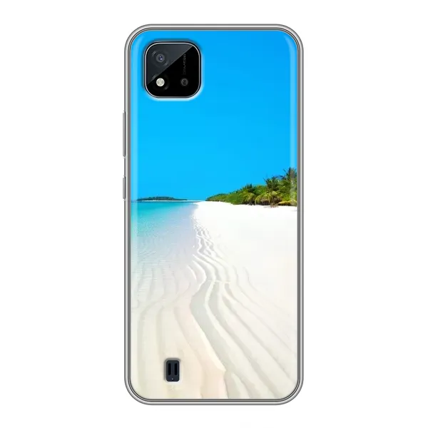 Чехол с рисунком «Море песок» для Realme C11 (2021) / C20 Чехол с рисунком «Море песок» для Realme C11 (2021) / C20