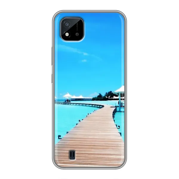 Чехол с рисунком «Набережная» для Realme C11 (2021) / C20 Чехол с рисунком «Набережная» для Realme C11 (2021) / C20