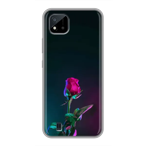 Чехол с рисунком «Ночная роза» для Realme C11 (2021) / C20 Чехол с рисунком «Ночная роза» для Realme C11 (2021) / C20