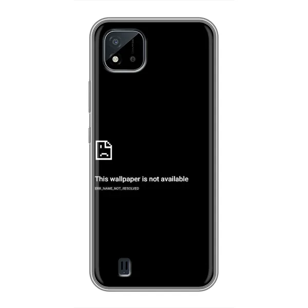 Чехол с рисунком «Ошибка» для Realme C11 (2021) / C20 Чехол с рисунком «Ошибка» для Realme C11 (2021) / C20