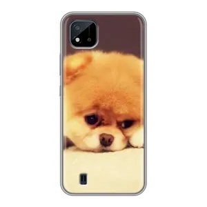 Чехол (ТПУ) Милые собачки для Realme C11 (2021) / C20 (Померанский шпиц)