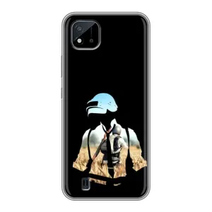 Чохол з картинкою "Герой Pubg" на Realme C11 (2021) / C20 (Пубг мен)