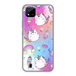 Чехол Unicorn на Realme C11 (2021) / C20 (Радуга и Единорог)