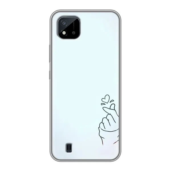 Чехол с рисунком «Сердце на голубом» для Realme C11 (2021) / C20 Чехол с рисунком «Сердце на голубом» для Realme C11 (2021) / C20