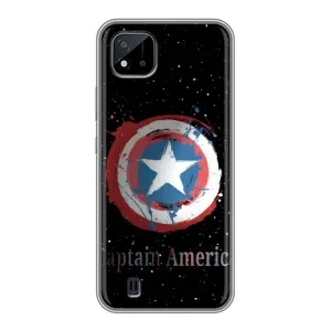 Чехол с Щитом Капитана Америки на Realme C11 (2021) / C20 (Щит Капитана)