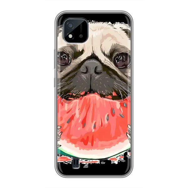 Чохол з малюнком «Смішний Мопс» для Realme C11 (2021) / C20