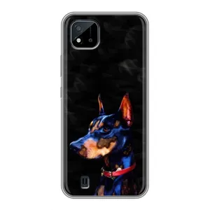 Бампер для Realme C11 (2021) / C20 с картинкой "Песики" (Собака Мопс)