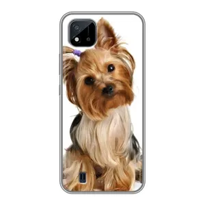 Чехол (ТПУ) Милые собачки для Realme C11 (2021) / C20 (Собака Терьер)