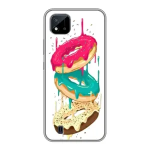 Чохол з зображенням смачної їжі для Realme C11 (2021) / C20 (Соковиті пончики)