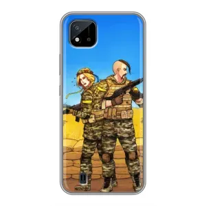 Чехлы с принтом (Воины ЗСУ) для  Realme C11 (2021) / C20 (Солдаты ЗСУ)