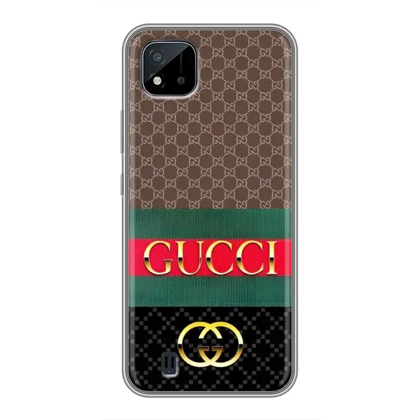 Чехол с рисунком «Стиль GUCCI» для Realme C11 (2021) / C20 Чехол с рисунком «Стиль GUCCI» для Realme C11 (2021) / C20